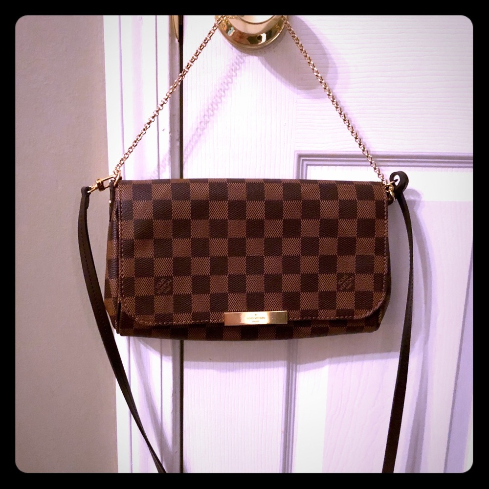 Brand New Louis Vuitton Favorite MM Damier Ebene